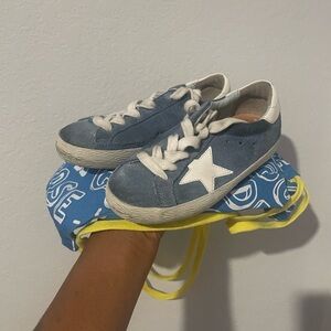 Blue Sneakers with White Star